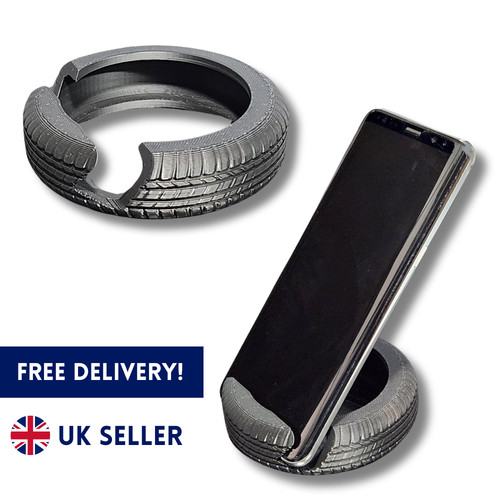Tyre mobile phone holder - holder, car
