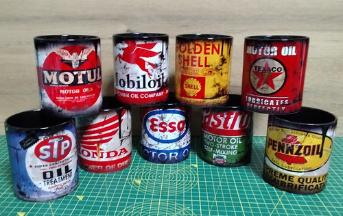 Oil mug retro look - –,